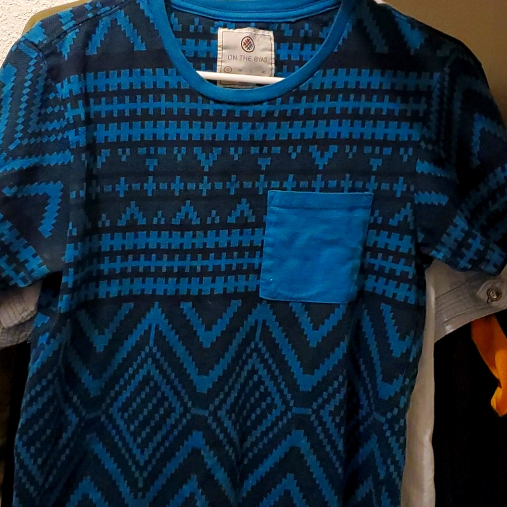 Blue casual shirt